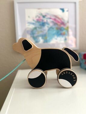 Wooden Pull Dog Toy from Lovevery